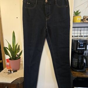 Women's Dark Navy Stretch Skinny Jeans